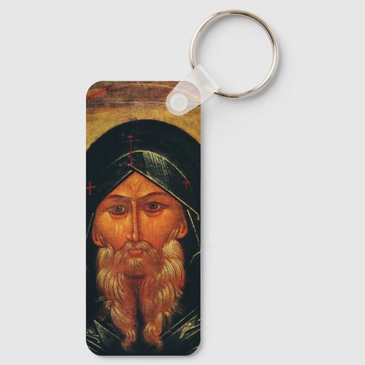 Saint Anthony van de woestijn Sleutelhanger (Achterkant)