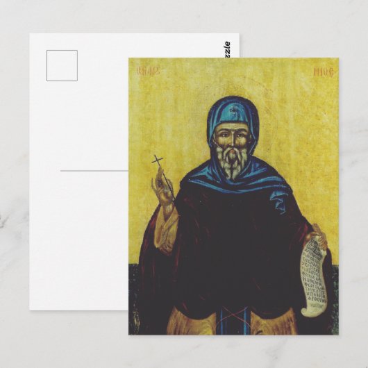 Saint-Anthony van Egypte Briefkaart (Voorkant / Achterkant)