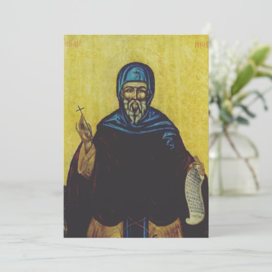 Saint-Anthony van Egypte Kaart (Staand voorkant)