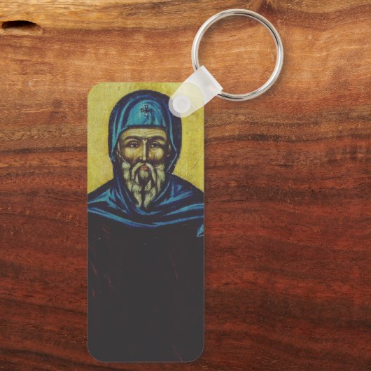 Saint-Anthony van Egypte Sleutelhanger (Achterkant)
