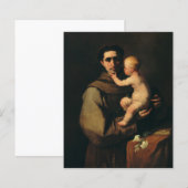 Saint Anthony van Padua door Luca Giordano (Voorkant / Achterkant)