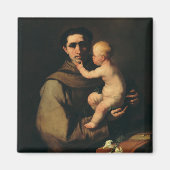 Saint Anthony van Padua door Luca Giordano Magneet (Voorkant)