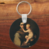 Saint Anthony van Padua door Luca Giordano Sleutelhanger (Achterkant)