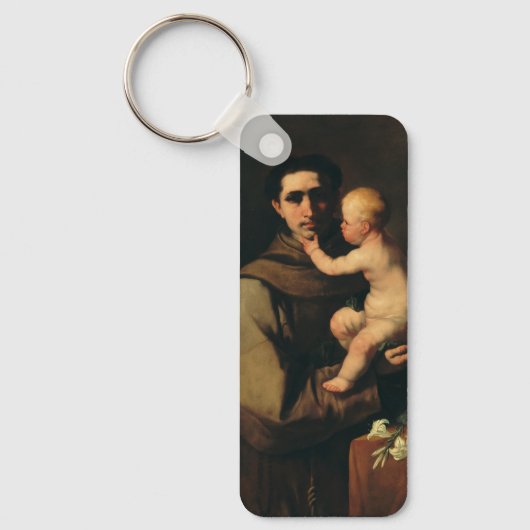 Saint Anthony van Padua door Luca Giordano Sleutelhanger (Voorkant)