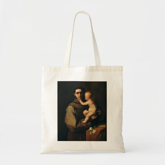 Saint Anthony van Padua door Luca Giordano Tote Bag (Voorkant)