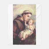 Saint Anthony van Padua Fleece Deken (Voorkant)