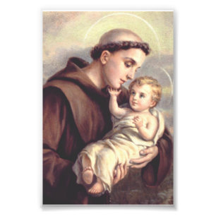 Saint Anthony van Padua Foto Afdruk