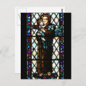 Saint Anthony van Padua Holding a Child Briefkaart (Voorkant / Achterkant)