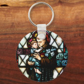 Saint Anthony van Padua Holding a Child Sleutelhanger (Voorkant)