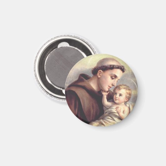 Saint Anthony van Padua Magneet (Voorkant / Achterkant)