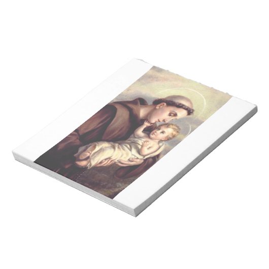 Saint Anthony van Padua Notitieblok (Linkerzijde)