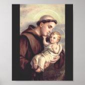 Saint Anthony van Padua Poster (Voorkant)