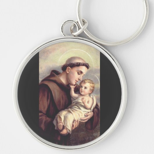 Saint Anthony van Padua Sleutelhanger (Voorkant)