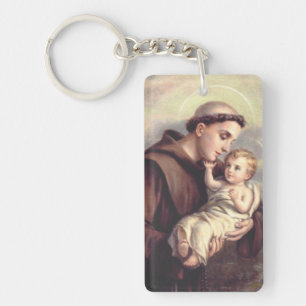 Saint Anthony van Padua Sleutelhanger