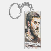 Saint Anthony van Padua Sleutelhanger (Voorkant Links)