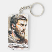 Saint Anthony van Padua Sleutelhanger (achterkant)