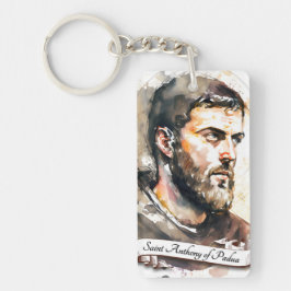 Saint Anthony van Padua Sleutelhanger