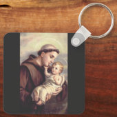 Saint Anthony van Padua Sleutelhanger (Achterkant)