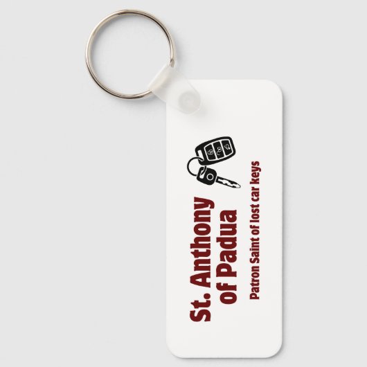 Saint Anthony van Padua Sleutelhanger (Voorkant)