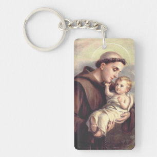 Saint Anthony van Padua Sleutelhanger