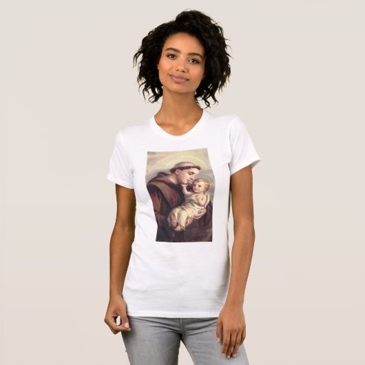 Saint Anthony van Padua T-shirt (Voorkant volledig)