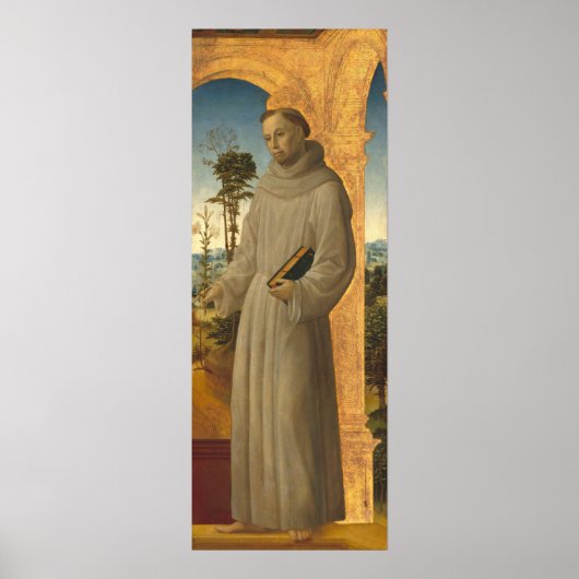 Saint Anthony - Vincenzo Foppa Fine Art Poster (Voorkant)