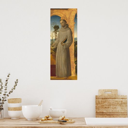 Saint Anthony - Vincenzo Foppa Fine Art Poster (Keuken)