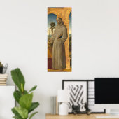 Saint Anthony - Vincenzo Foppa Fine Art Poster (Thuiskantoor)