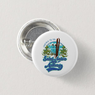 Saint Anton am Arlberg Oostenrijk Ski logo Ronde Button 3,2 Cm