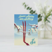 Saint Anton am Arlberg, Tyrolean Alps, Oostenrijk  Briefkaart (Staand voorkant)