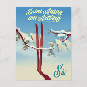 Saint Anton am Arlberg, Tyrolean Alps, Oostenrijk  Briefkaart
