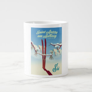 Saint Anton am Arlberg, Tyrolean Alps, Oostenrijk  Grote Koffiekop