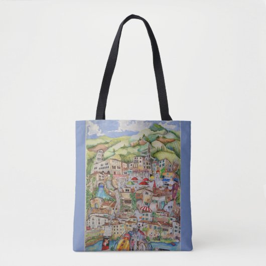 Saint Antonin Noble Val, Frankrijk Tote Bag (Voorkant)