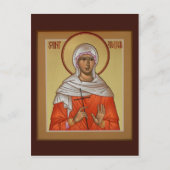 Saint Apollonia Prayer Card Briefkaart (Voorkant)