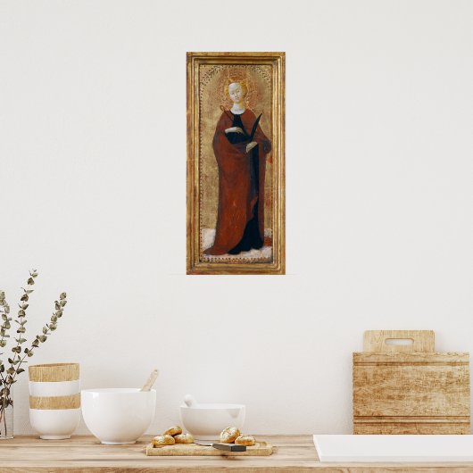 Saint Apollonia - Sassetta Fine Art Poster (Keuken)