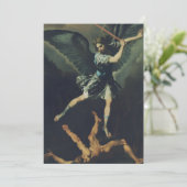 Saint Archangel Michael verslaat de duivel Feestdagenkaart (Staand voorkant)