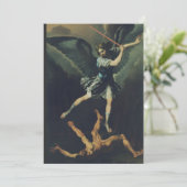 Saint Archangel Michael verslaat de duivel Kaart (Staand voorkant)