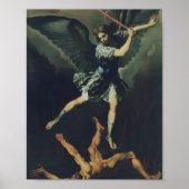 Saint Archangel Michael verslaat de duivel Poster (Voorkant)