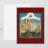 Saint Artemius of Verkola Icon Prayer Kaart (Voorkant / Achterkant)