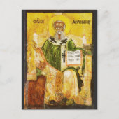 Saint Athanasius van Alexandrië Briefkaart (Voorkant)
