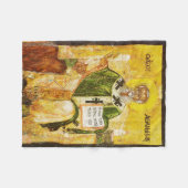 Saint Athanasius van Alexandrië Fleece Deken (Voorkant (Horizontaal))