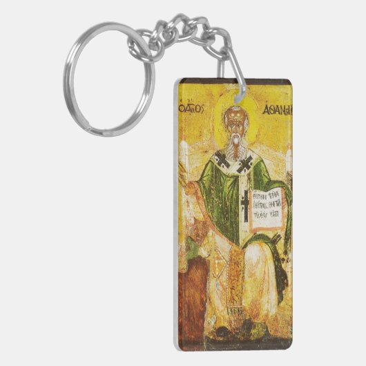 Saint Athanasius van Alexandrië Sleutelhanger (Voorkant Links)