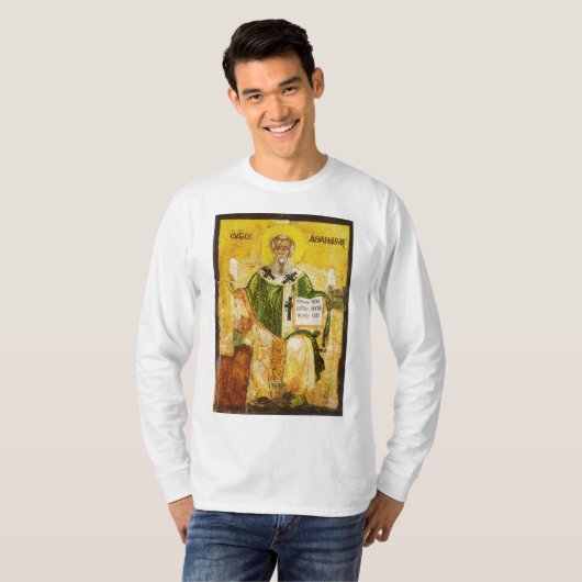 Saint Athanasius van Alexandrië T-shirt (Voorkant volledig)
