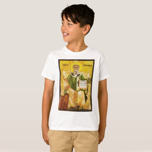 Saint Athanasius van Alexandrië T-shirt (Voorkant volledig)