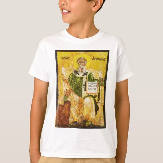Saint Athanasius van Alexandrië T-shirt (Voorkant)