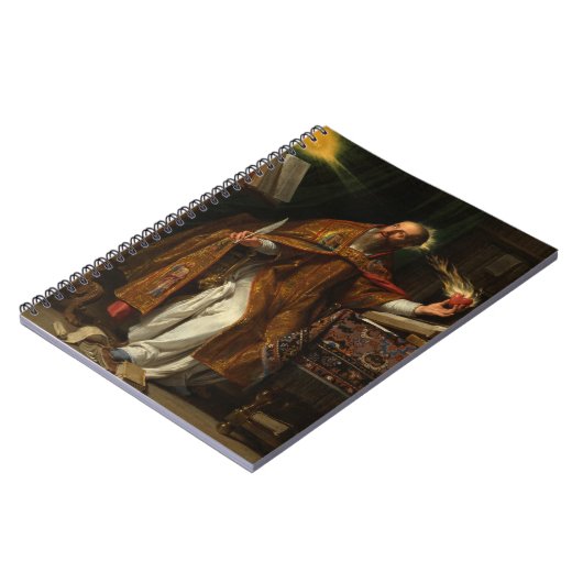 Saint Augustine, 1645, ingediend door Philippe de  Notitieboek (Linkerzijde)