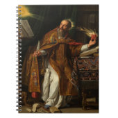 Saint Augustine, 1645, ingediend door Philippe de  Notitieboek (Voorkant)