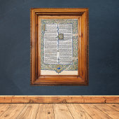 Saint Augustine City of God Medieval Manuscript Poster