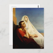 Saint Augustine en Saint Monica Briefkaart (Voorkant / Achterkant)