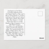 Saint Augustine en Saint Monica Briefkaart (Achterkant)